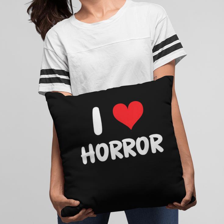 I Love Horror Heart Movies TV Show Books Writing Read Pillowcase