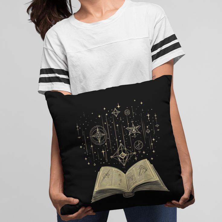 Mystic Astral Lunar Celestial Witch Spell Book Pillowcase