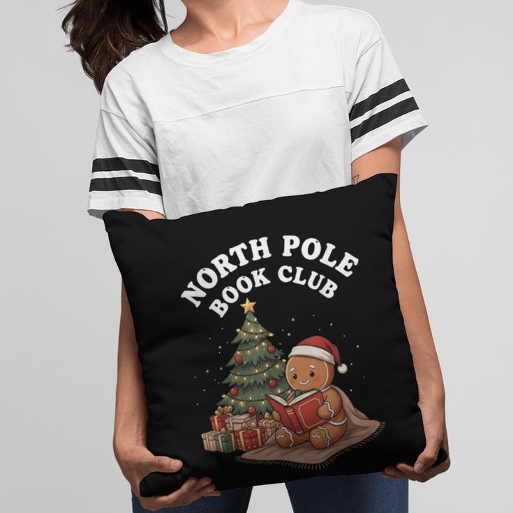 North Pole Book Club Gingerbread Christmas Reading Pillowcase