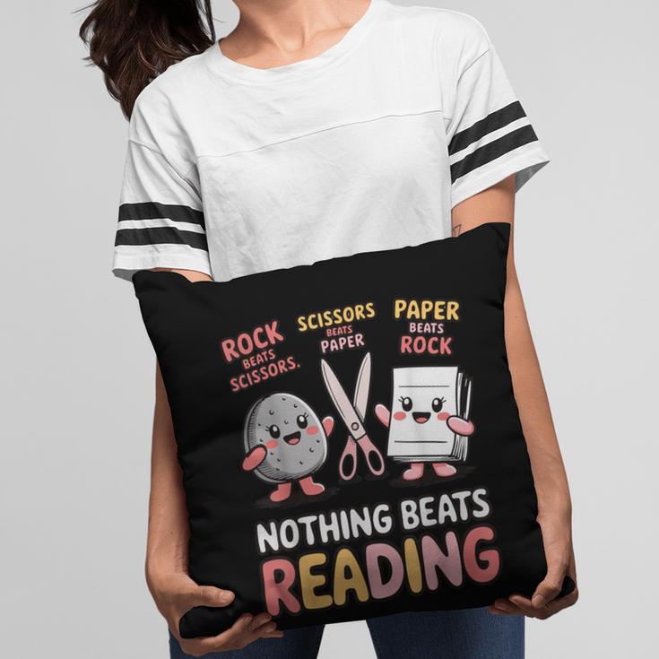Nothing Goes Beyond Reading Rock Paper Scissors Book Pillowcase Nothing Goes Beyond Reading Rock Paper Scissors Book Pillowcase