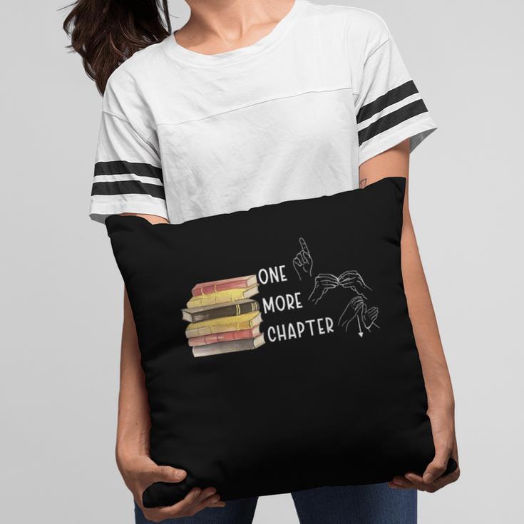 One More Chapter Sign Language Deaf Reading Book Lover Pillowcase
