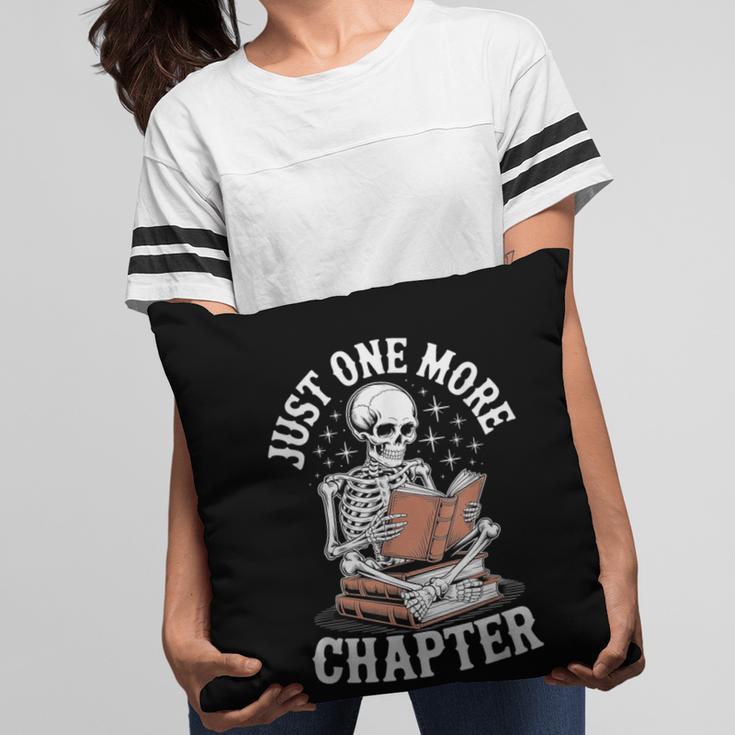 One More Chapter Skeleton Reading Books Lovers Readers Pillowcase One More Chapter Skeleton Reading Books Lovers Readers Pillowcase