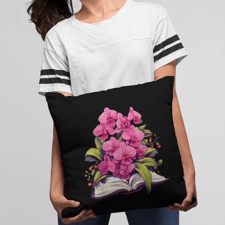 Orchids Flowers Book Floral Pillowcase