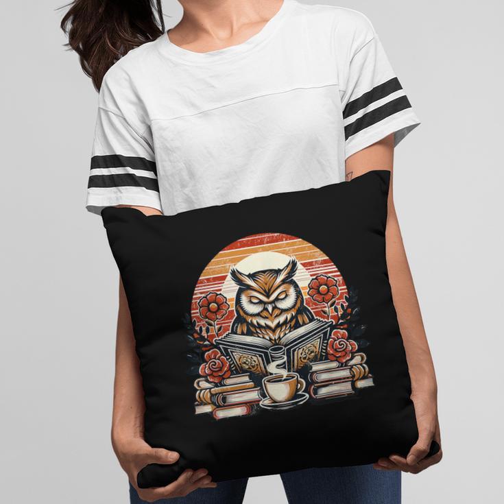 Owl Reading Books Book Library Bookworm Pillowcase