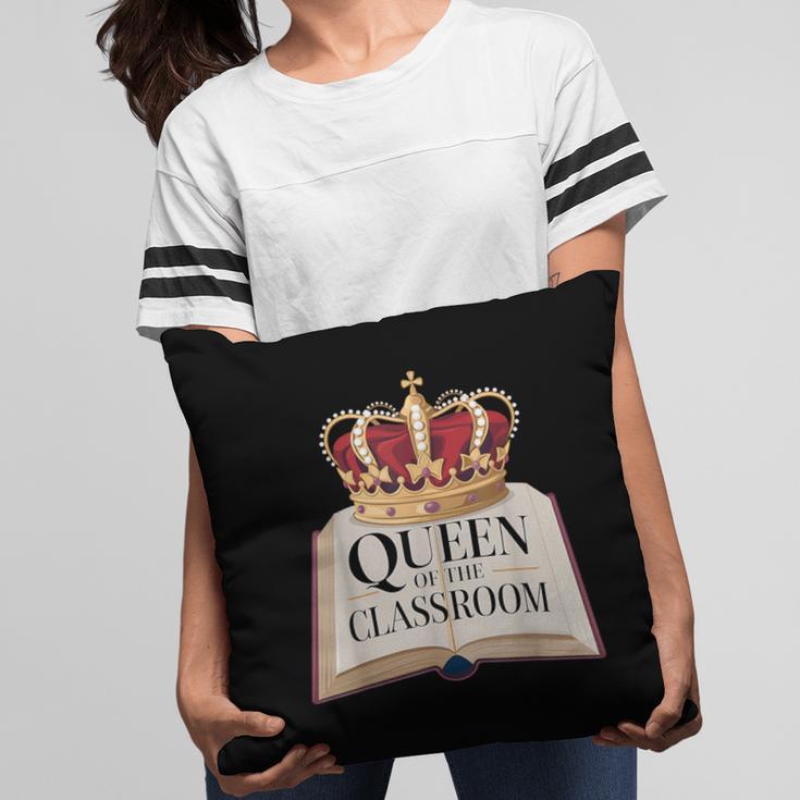 Queen Of The Classroom Appreciation Royal Crown Book Pillowcase