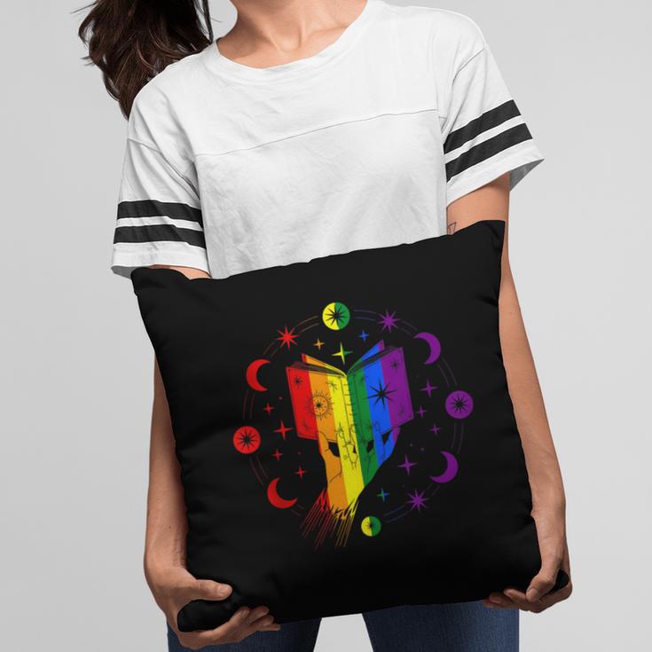 Rainbow Book With Stars And Moon Phases Gay Pride LGBT Pillowcase Rainbow Book With Stars And Moon Phases Gay Pride LGBT Pillowcase