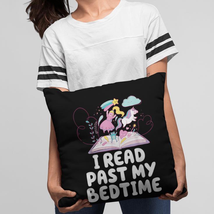 I Read Past My Bedtime Reading Unicorn Book Lover Pillowcase