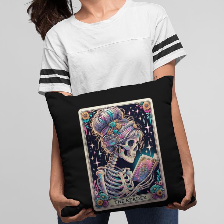 The Reader Tarot Card Women Book Lover Librarian Read Pillowcase