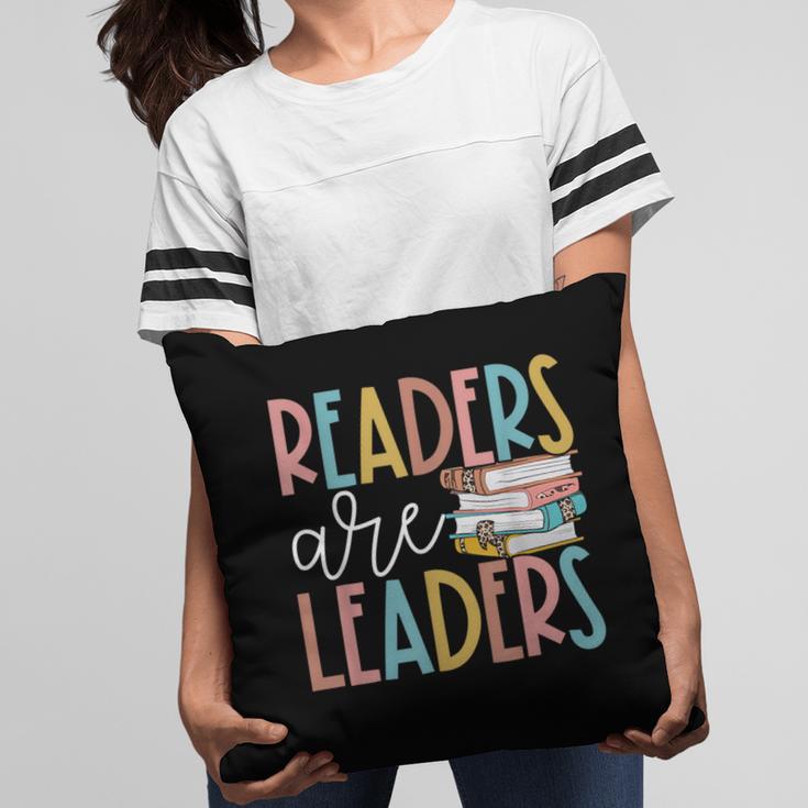 Readers Are Leaders Reading Book Lovers Teacher Women Kids Pillowcase