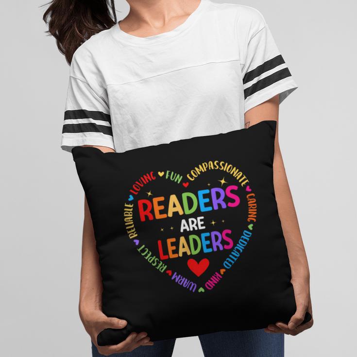 Readers Are Leaders Reading Teacher Women Kids Book Lovers Pillowcase