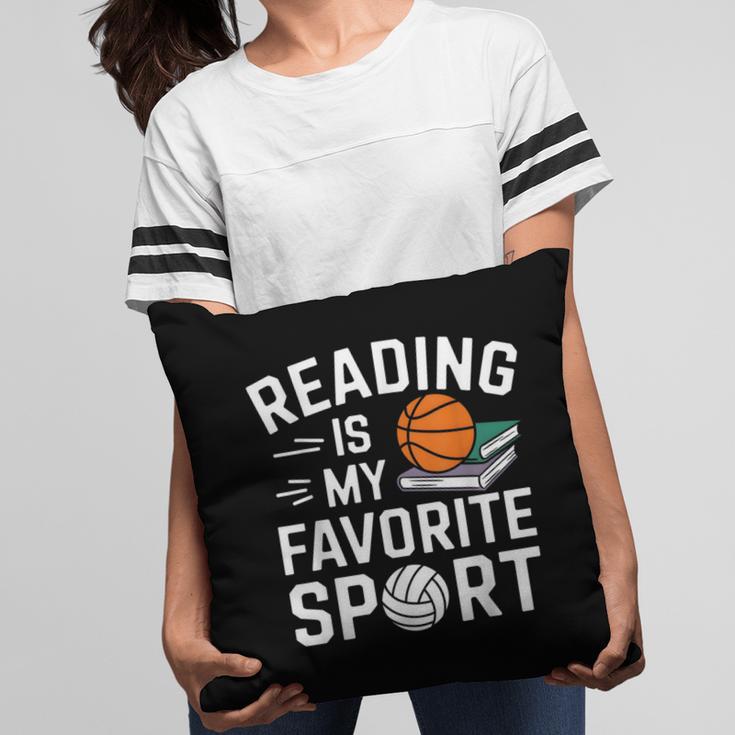 Reading Is My Favorite Sport Reading Book Lover Reader Pillowcase