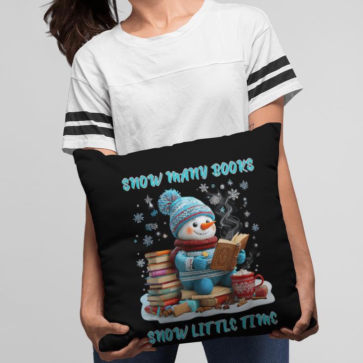 Reading Snow So Many Books Christmas Snow Little Time Pillowcase Reading Snow So Many Books Christmas Snow Little Time Pillowcase