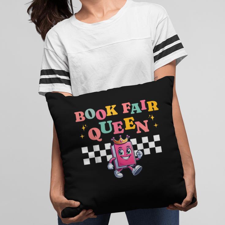 Retro Library Book Fair Queen School Reading Girls Women's Pillowcase