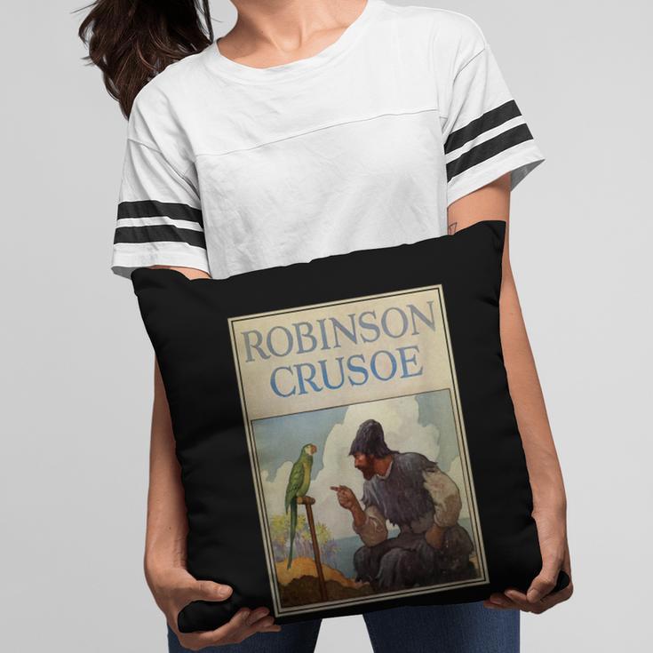 Robinson Crusoe Book Cover 1920 Pillowcase