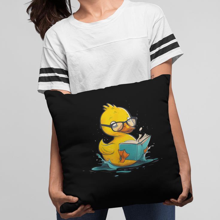 Rubber Duck Reading Book Reader Books Rubber Duckie Pillowcase