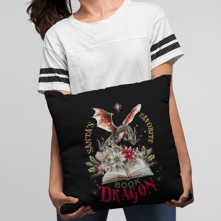 Santa's Favorite Book Dragon Christmas Magic Pillowcase