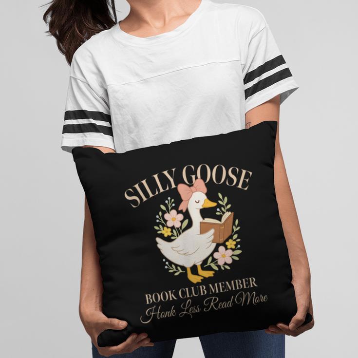 Silly Goose Book Club Member Reading Lover Pillowcase