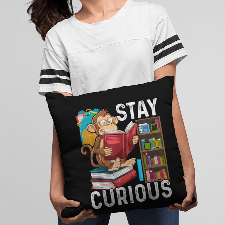 Stay Curious Monkey Reading Book Lover Bookworm Pillowcase Stay Curious Monkey Reading Book Lover Bookworm Pillowcase