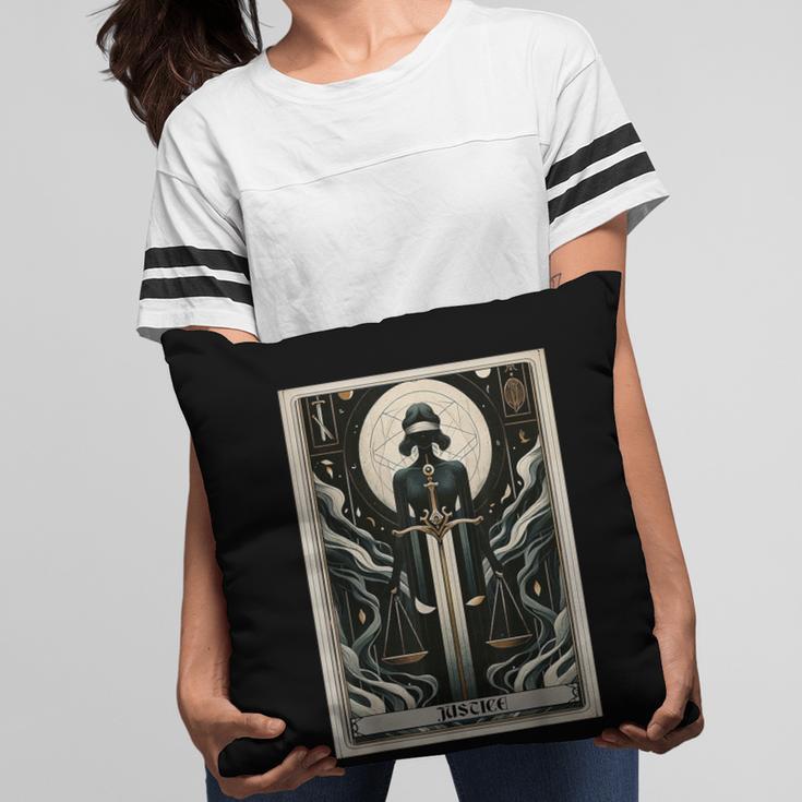 Tarot Cards Guide Book Esoteric Mysticism Clothing Tarot Card Justice Pillowcase Tarot Cards Guide Book Esoteric Mysticism Clothing Tarot Card Justice Pillowcase