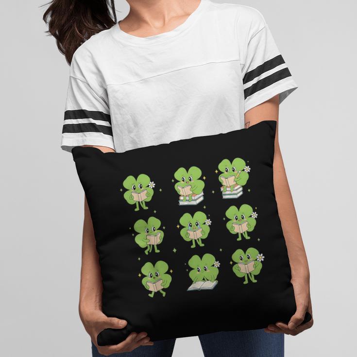Teacher Reading Shamrock St Patrick’s Day Book Lover Kids Pillowcase Teacher Reading Shamrock St Patrick’s Day Book Lover Kids Pillowcase