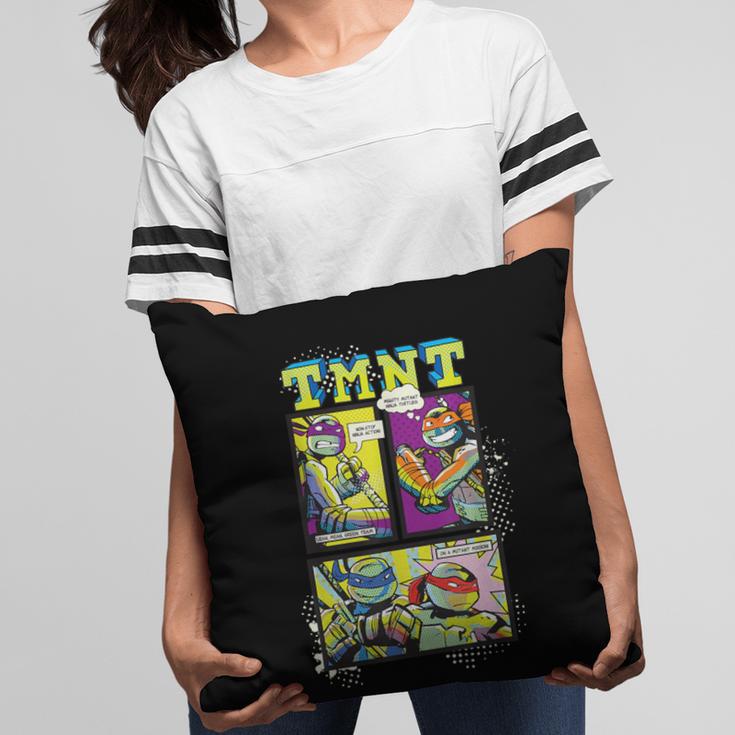 Teenage Mutant Ninja Turtles Retro Neon Comic Book Panels Pillowcase