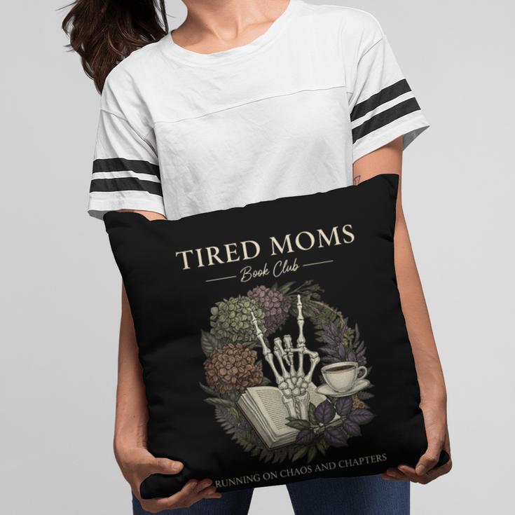 Tired Moms Book Club Dark Floral Coffee Skeleton Pillowcase Tired Moms Book Club Dark Floral Coffee Skeleton Pillowcase