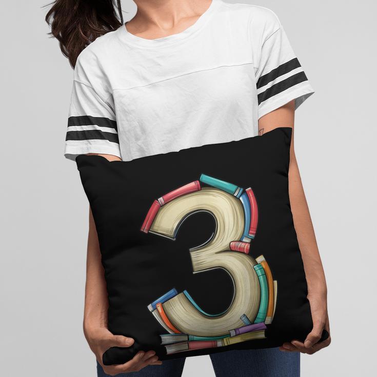 Toddler 3rd Birthday Books Themed 3 Year Old Boys Kids Girls Pillowcase