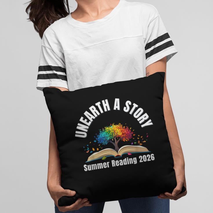 Unearth a Story 2026 Summer Reading Program Tree Book Pillowcase