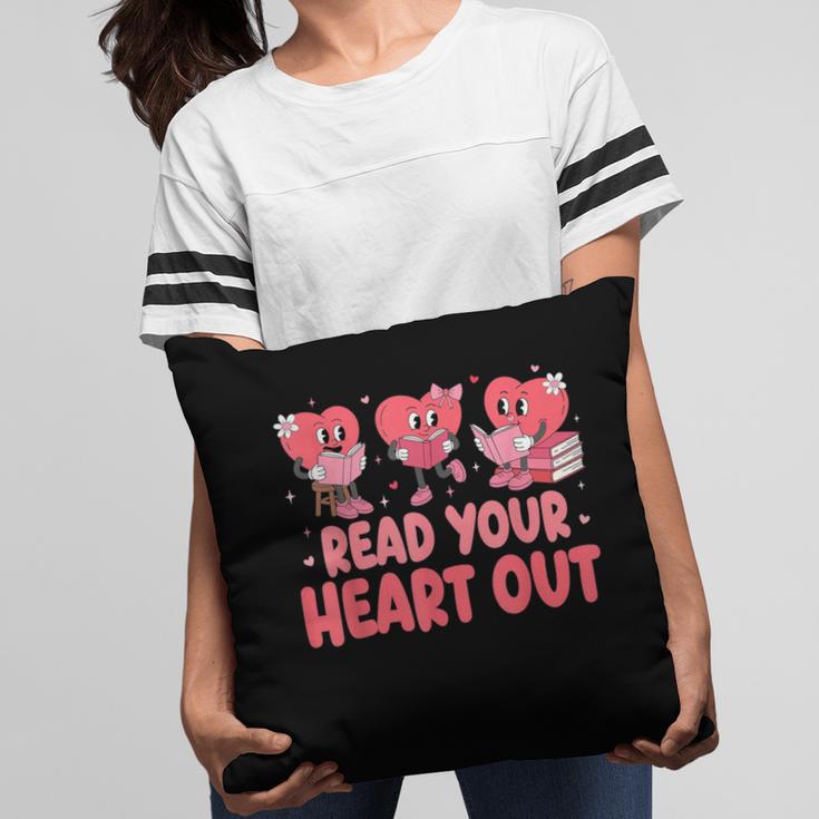 Valentine Day Book Read Your Heart Out Lovers Teacher Kids Pillowcase