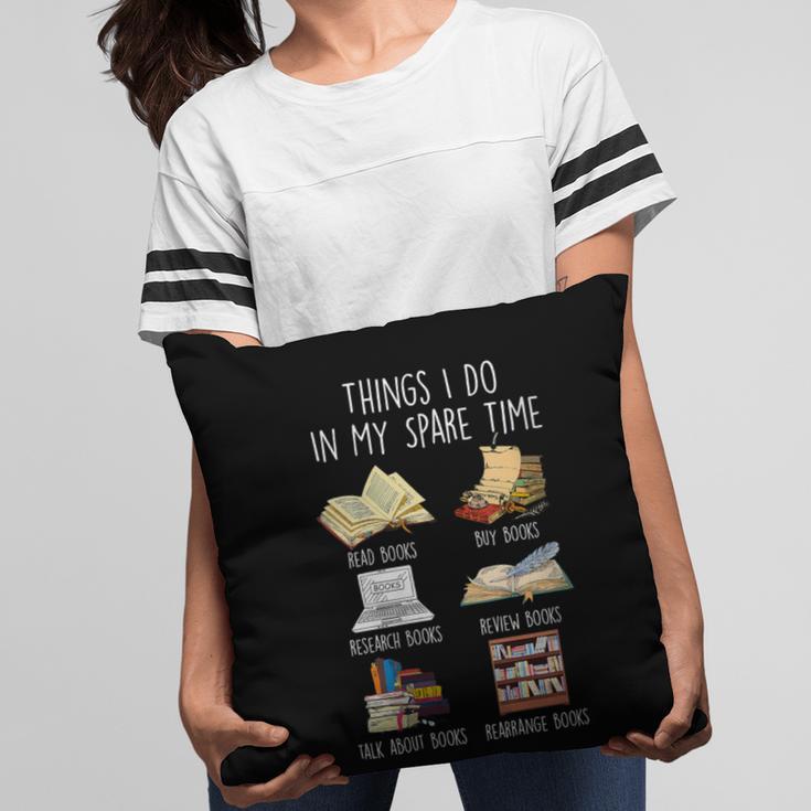 Vintage Retro Things I Do In My Spare Time Books Pillowcase