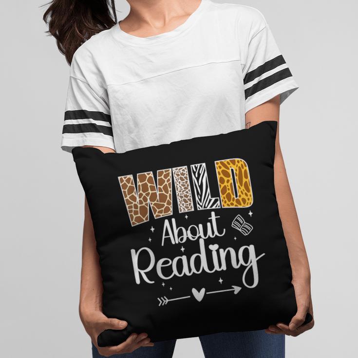 Wild About Reading Book Lover Bookworm Library Day Pillowcase Wild About Reading Book Lover Bookworm Library Day Pillowcase