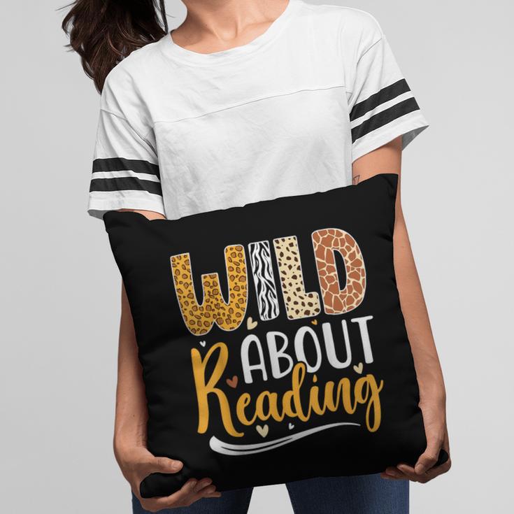 Wild About Reading Lover Bookworm Library Teacher Zoo Animal Pillowcase Wild About Reading Lover Bookworm Library Teacher Zoo Animal Pillowcase