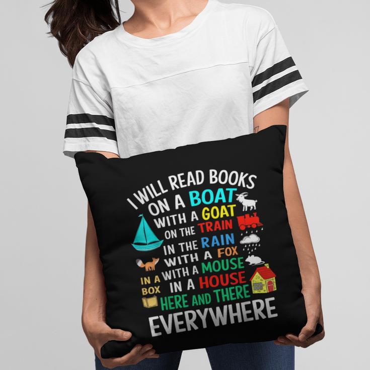 I Will Read Books On A Boat & Everywhere Pillowcase