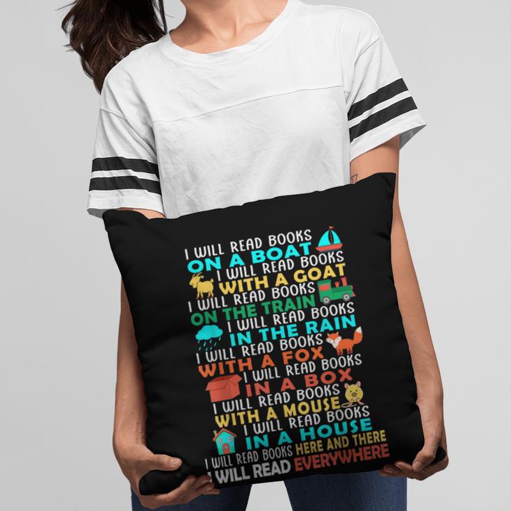 I Will Read Books On A Boat Kids Reading Read Books Pillowcase I Will Read Books On A Boat Kids Reading Read Books Pillowcase