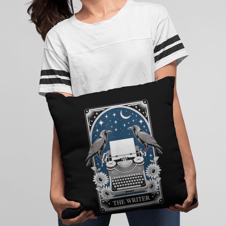 The Writer Typewriter Crow Writing Journalist Book Writer Pillowcase