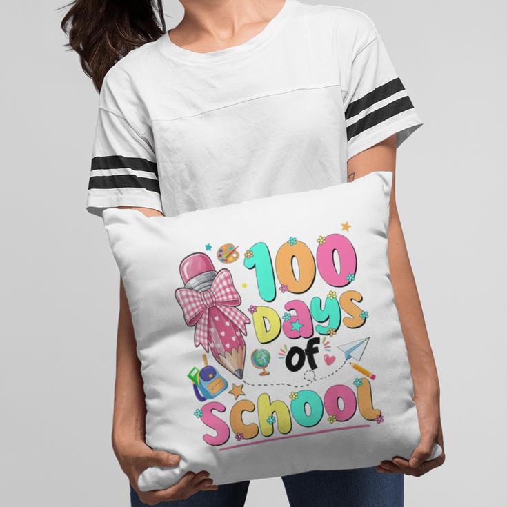 100th Day Of School Teacher Books 100 Days Of School Women Pillowcase
