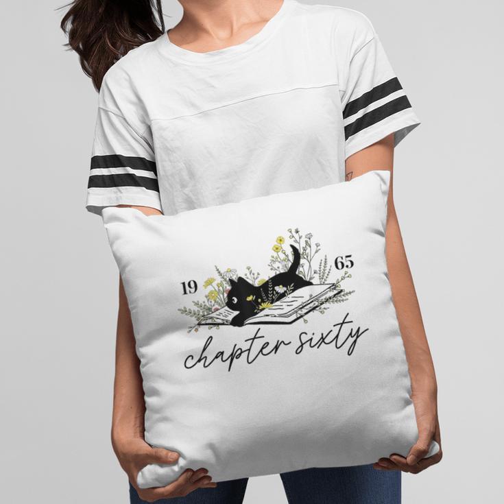 1965 Chapter Sixty Book Cat Lover 60th Birthday For Men Women Pillowcase 1965 Chapter Sixty Book Cat Lover 60th Birthday For Men Women Pillowcase