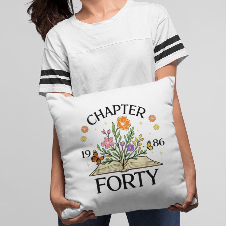 1986 Chapter Forty 40th Birthday Wildflower Book Pillowcase