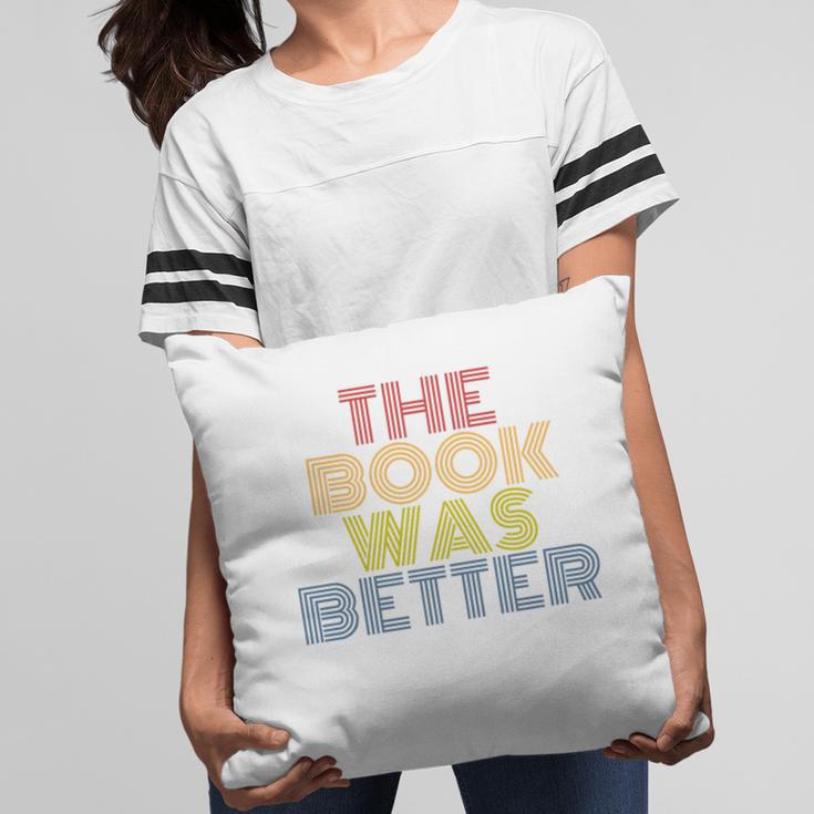 The Book Was Better Retro 70s Vintage Premium Tri-Blend Pillowcase