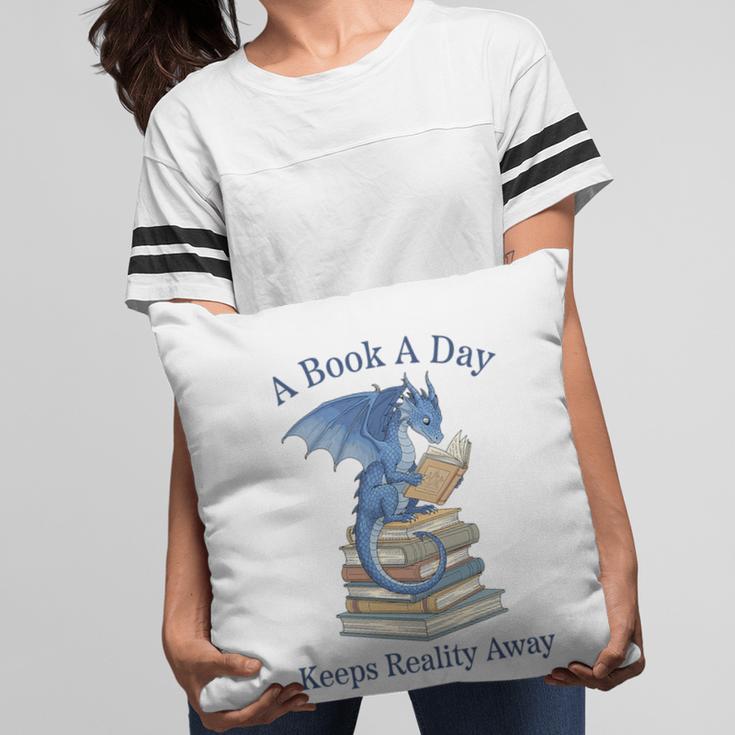 A Book A Day Keeps Reality Away Premium Tri-Blend Pillowcase A Book A Day Keeps Reality Away Premium Tri-Blend Pillowcase
