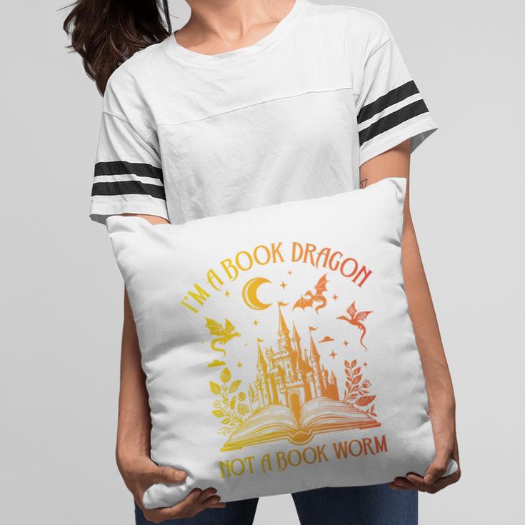 Book Dragon Not Book Worm Premium Pillowcase