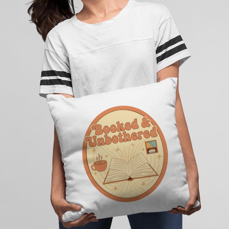 Booked & Unbothered Book Lover Tee Pillowcase Booked & Unbothered Book Lover Tee Pillowcase