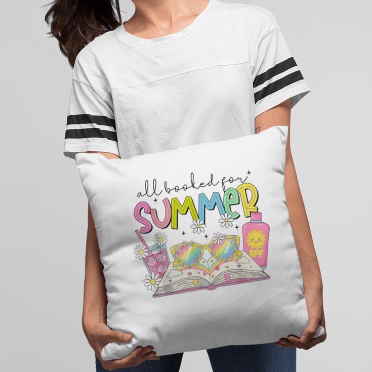 All Booked For Summer Reading Beach Floral Bookish Book Girl Pillowcase