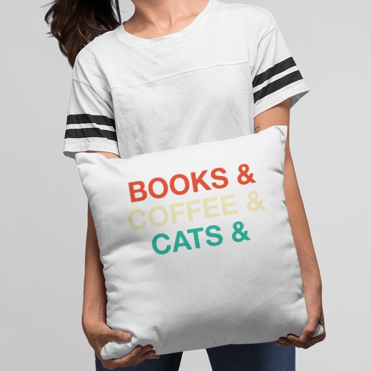Books Coffee Cats Social Justice Pillowcase Books Coffee Cats Social Justice Pillowcase