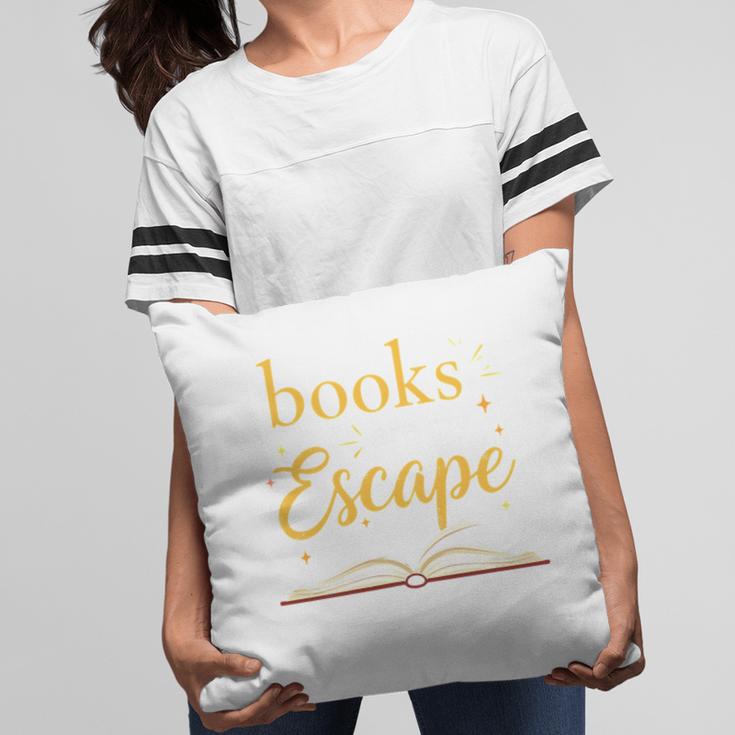 Books Are My Escape Simple Reading Quote Pillowcase