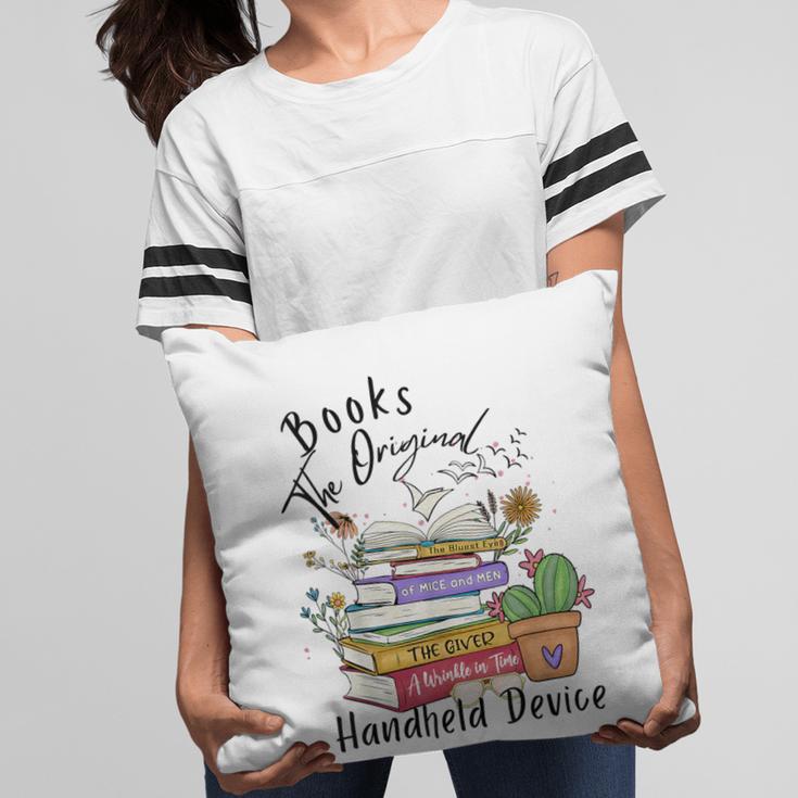 Books Original Handheld Device Reader Literacy Book Lover Pillowcase Books Original Handheld Device Reader Literacy Book Lover Pillowcase