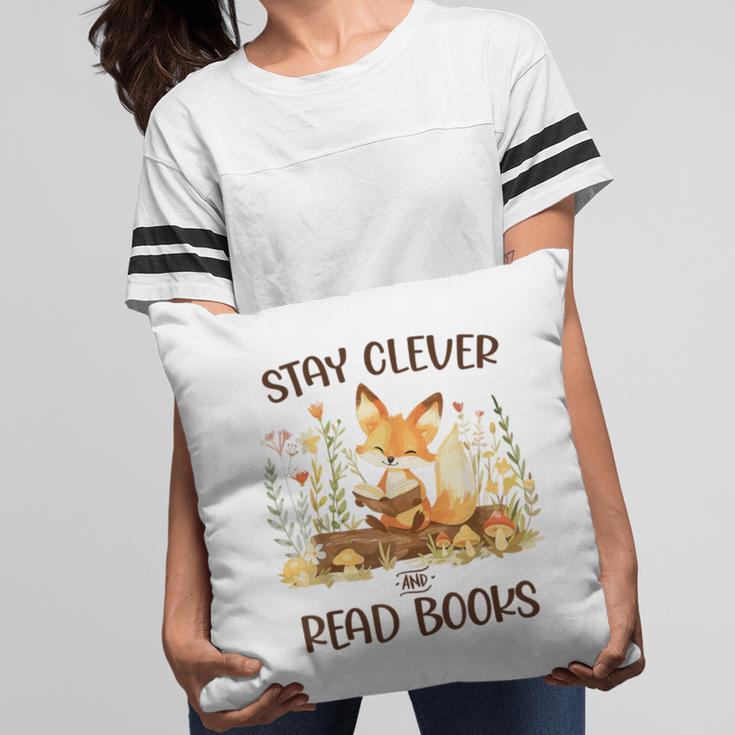 Cute Fox Stay Clever Read Books For Librarian Or Bookworm Pillowcase Cute Fox Stay Clever Read Books For Librarian Or Bookworm Pillowcase