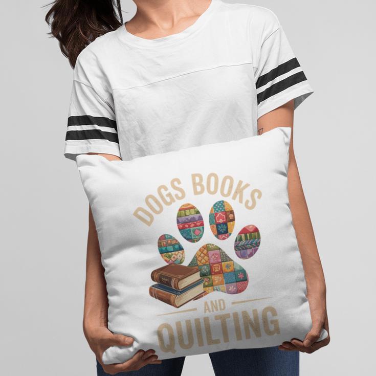 Dogs Books And Quilting Pillowcase