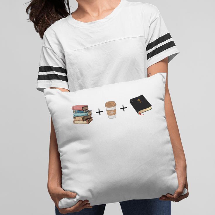 Everything a Girl Needs Books Coffee Jesus Pillowcase