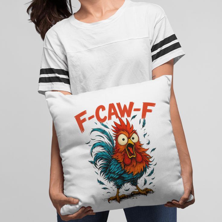 F-Caw-F Rooster F Awk F Chicken Coffee Romance Books Lover Pillowcase